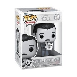 3/$25 Funko Pop! Disney Walt Disney With Drawing #74 Vinyl Figure